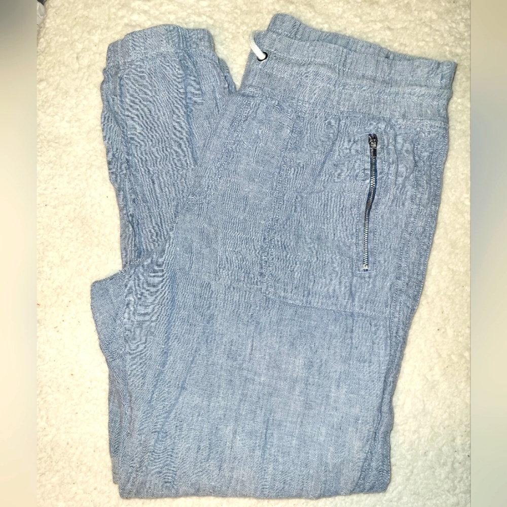 Athleta Light Blue Track Joggers